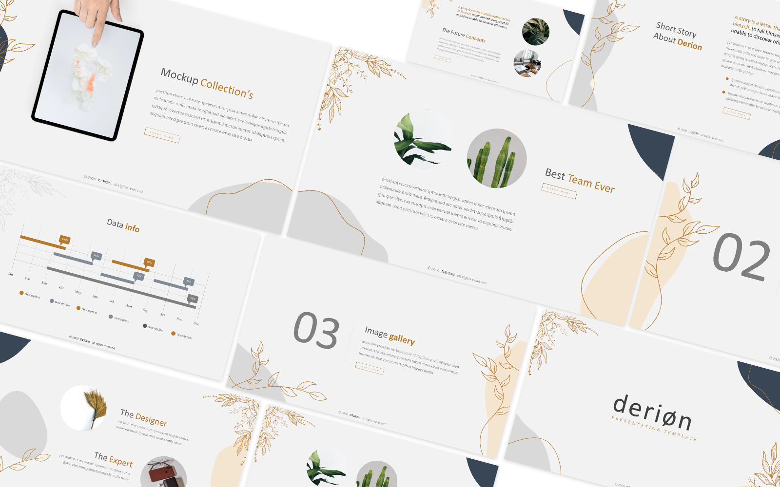 Derion Simple Powerpoint Template