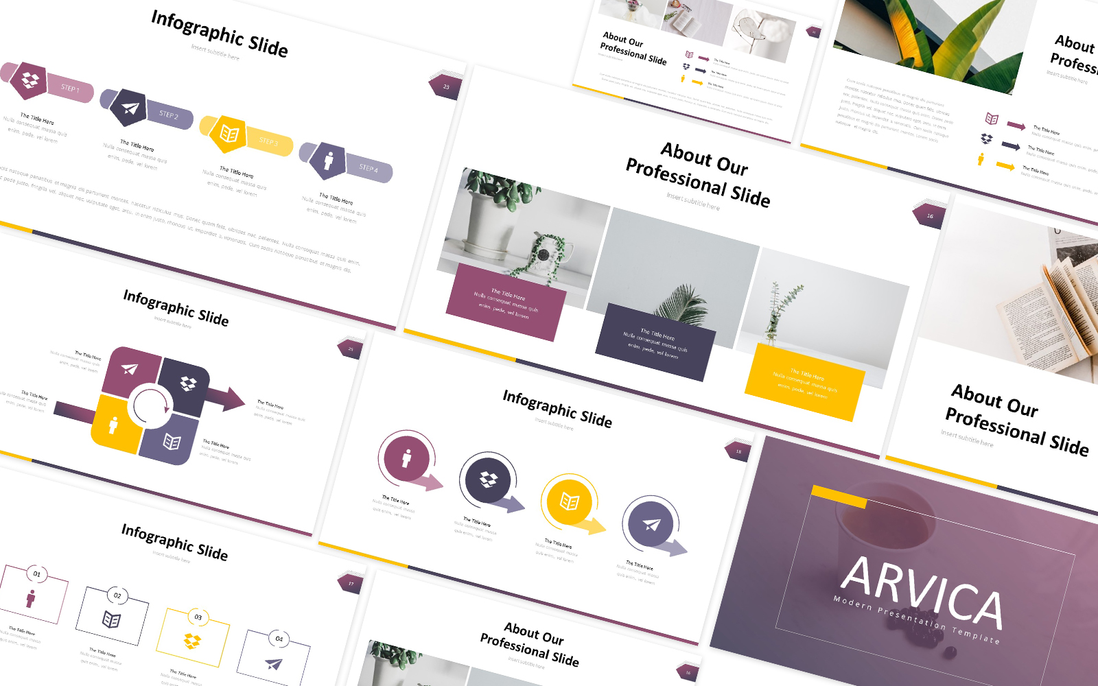 Arvica Modern Powerpoint Template