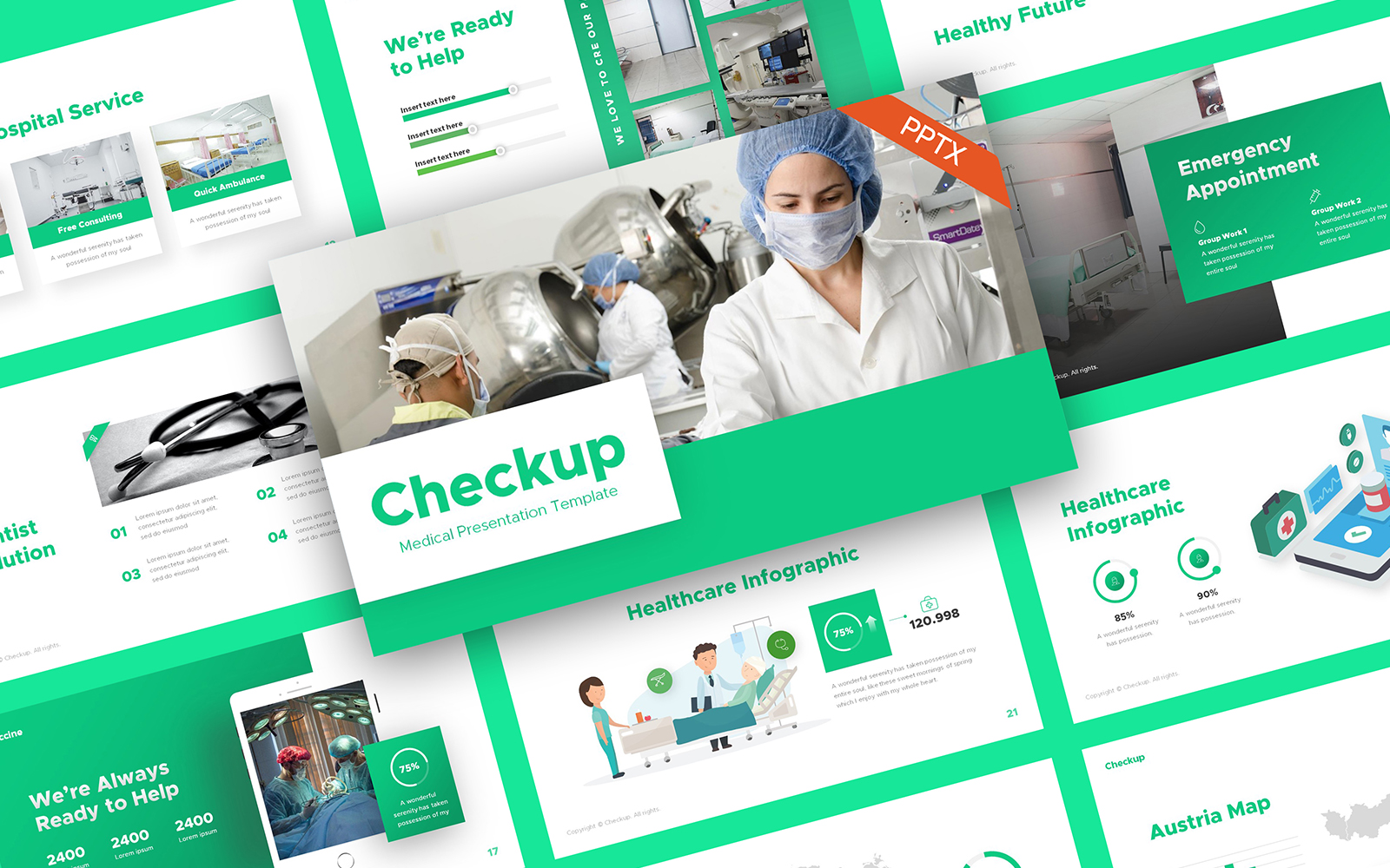 Checkup Medical Professional PowerPoint Template
