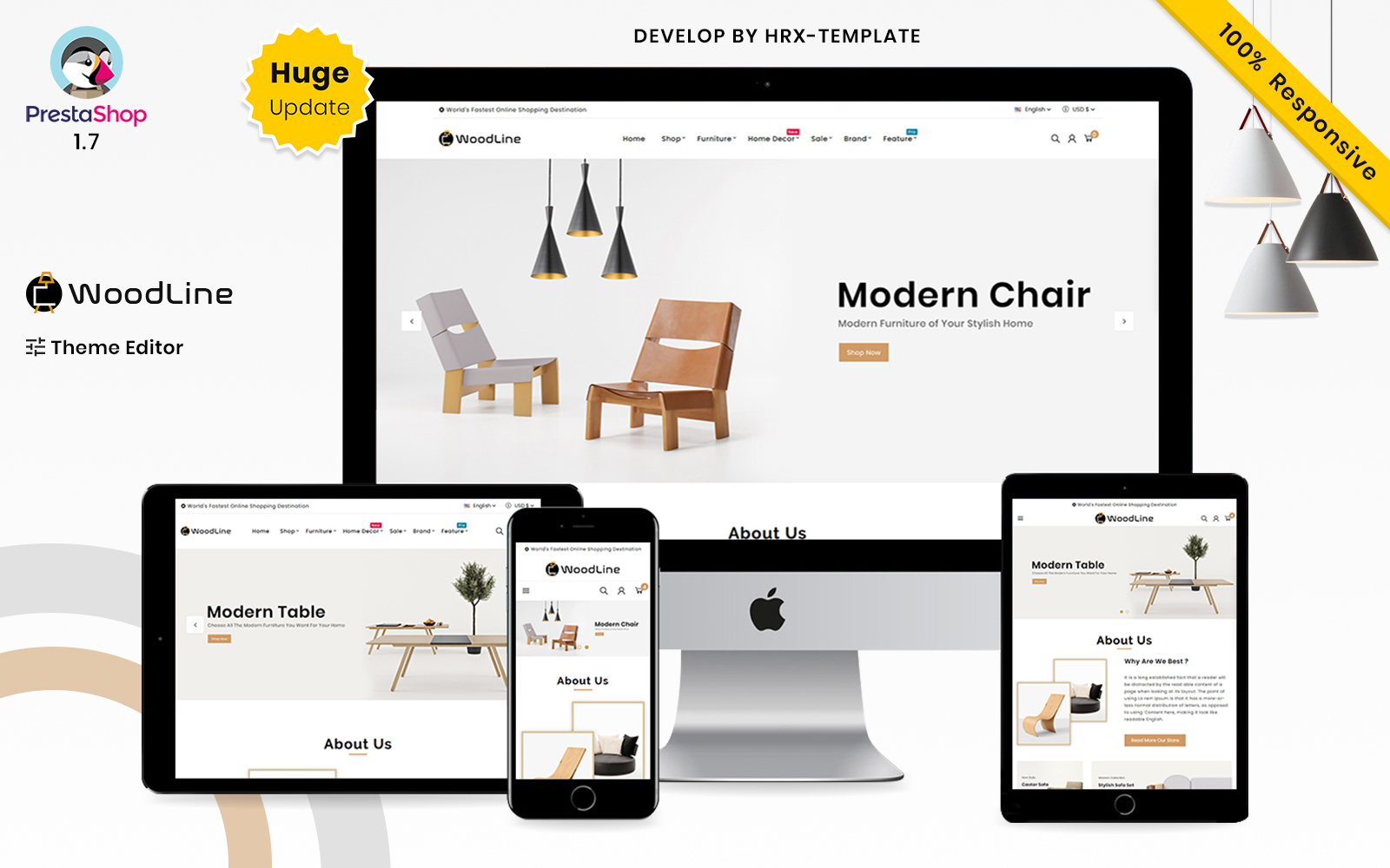 Woodline Mega Furniture Prestashop Store