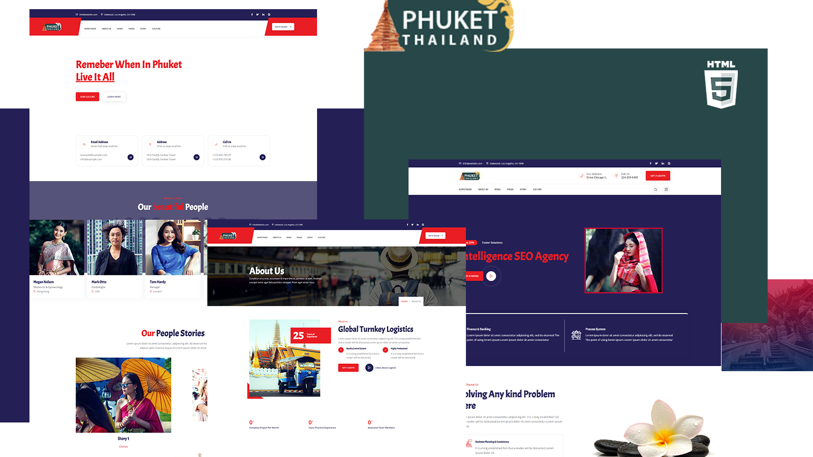 Phuket Thailand Fareast Culture HTML Website Template