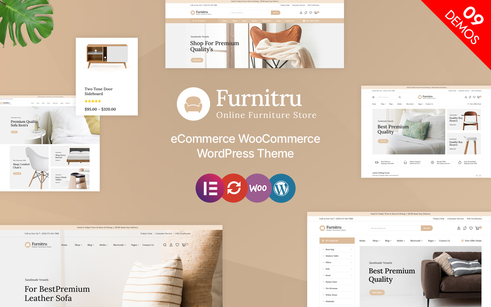Furnitru - Furniture Store WooCommerce Themes