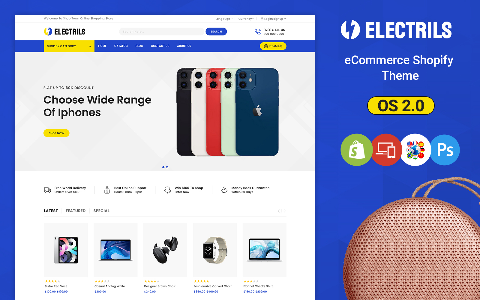 Electrils - Electronics Store Shopify Theme