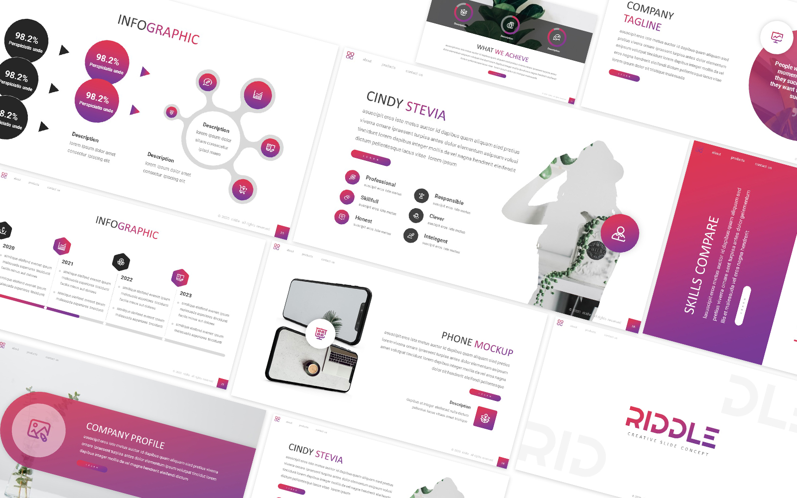 Riddle Creative Powerpoint Template