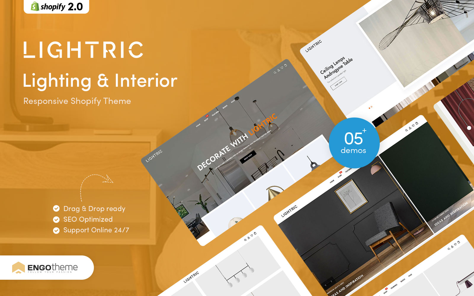 Lightric - Lighting & Interior Lights Shopify Theme