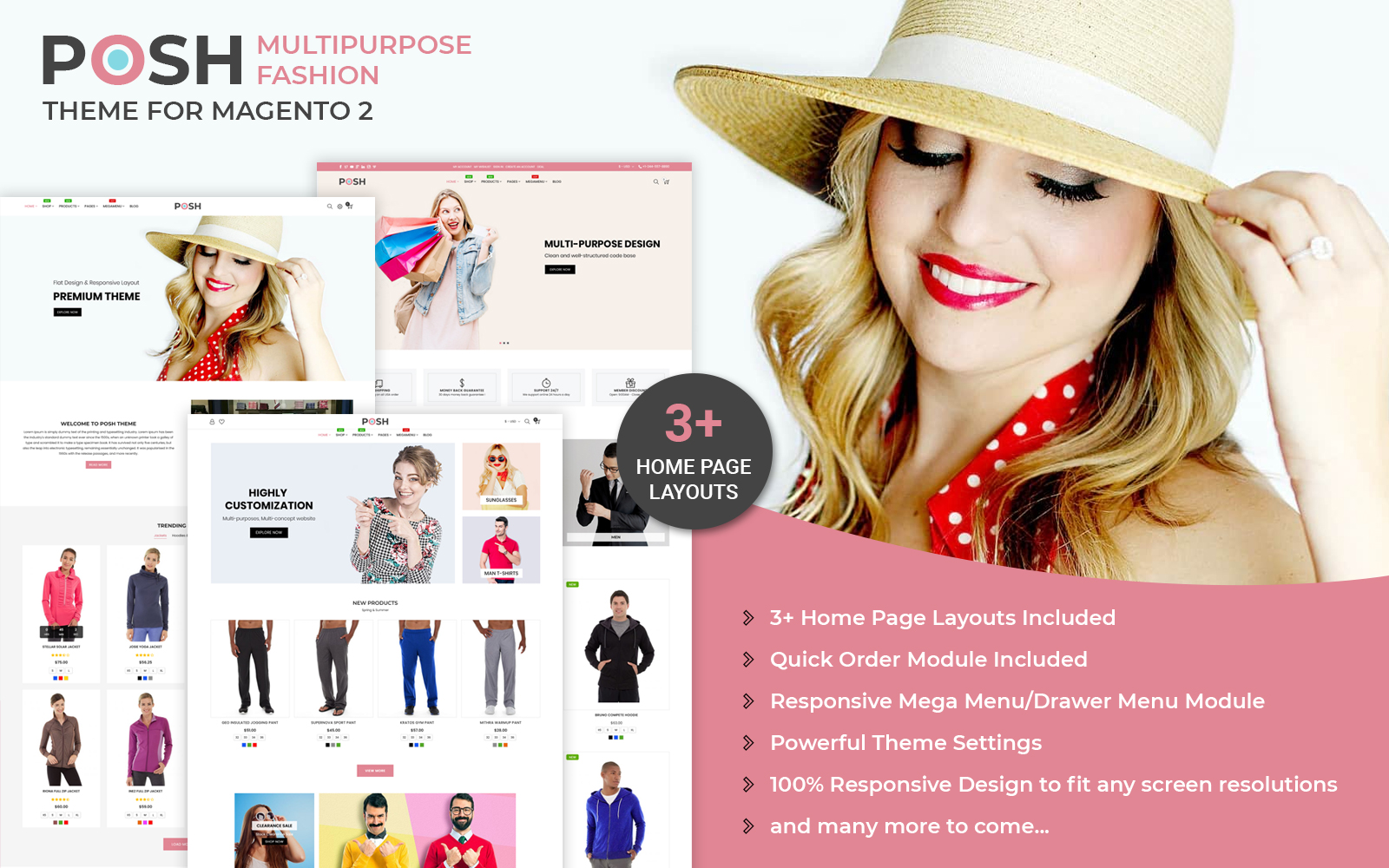 Posh Fashion Responsive Magento 2 Theme