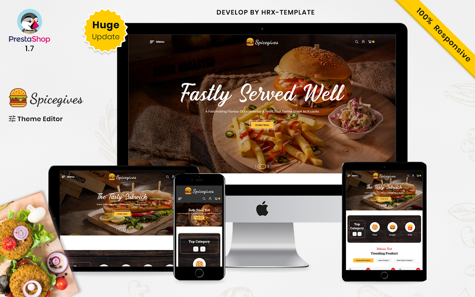 Food Spicegives - Food Restaurant Spicegives Prestashop Responsive Theme Store