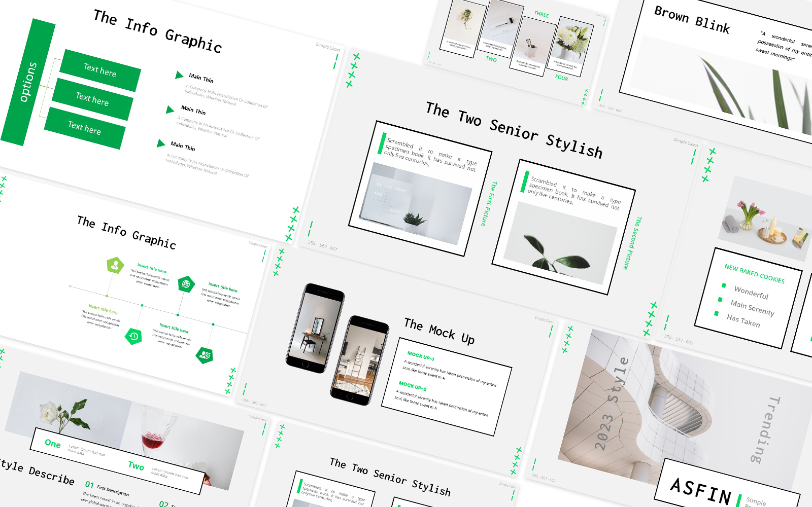 Asfin Simple Powerpoint Template