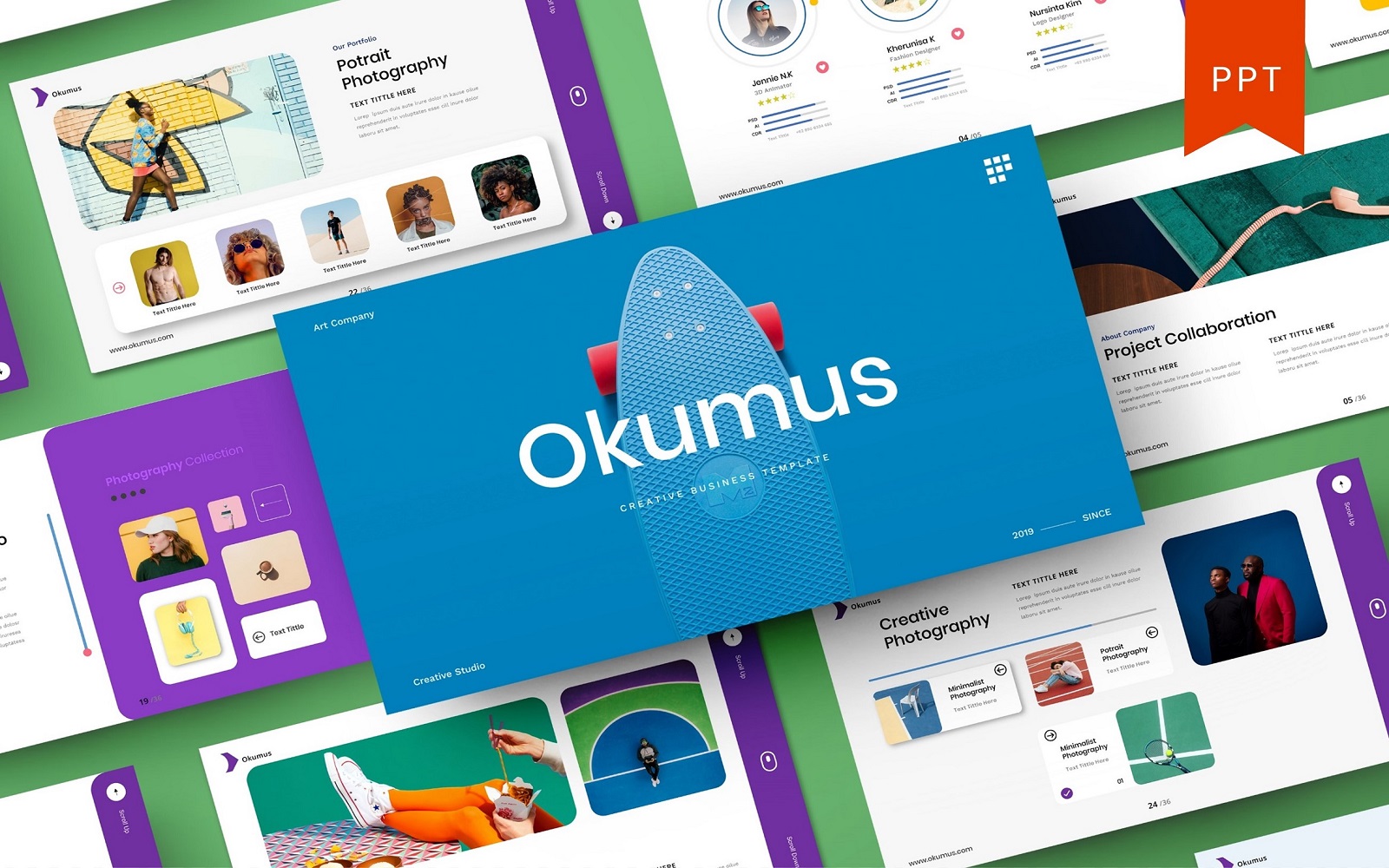 Okumus – Creative Business PowerPoint Template
