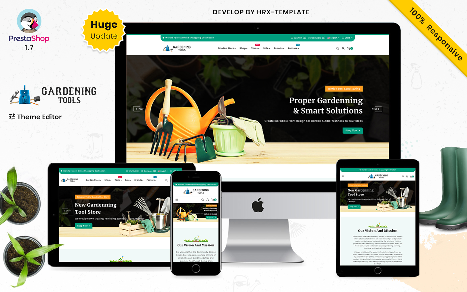 Garding Tools -  Garden Hands Tools Set Pretashop Responsive Theme Store