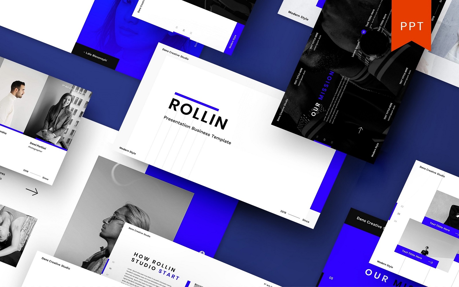 Rollin – Creative Business PowerPoint Template