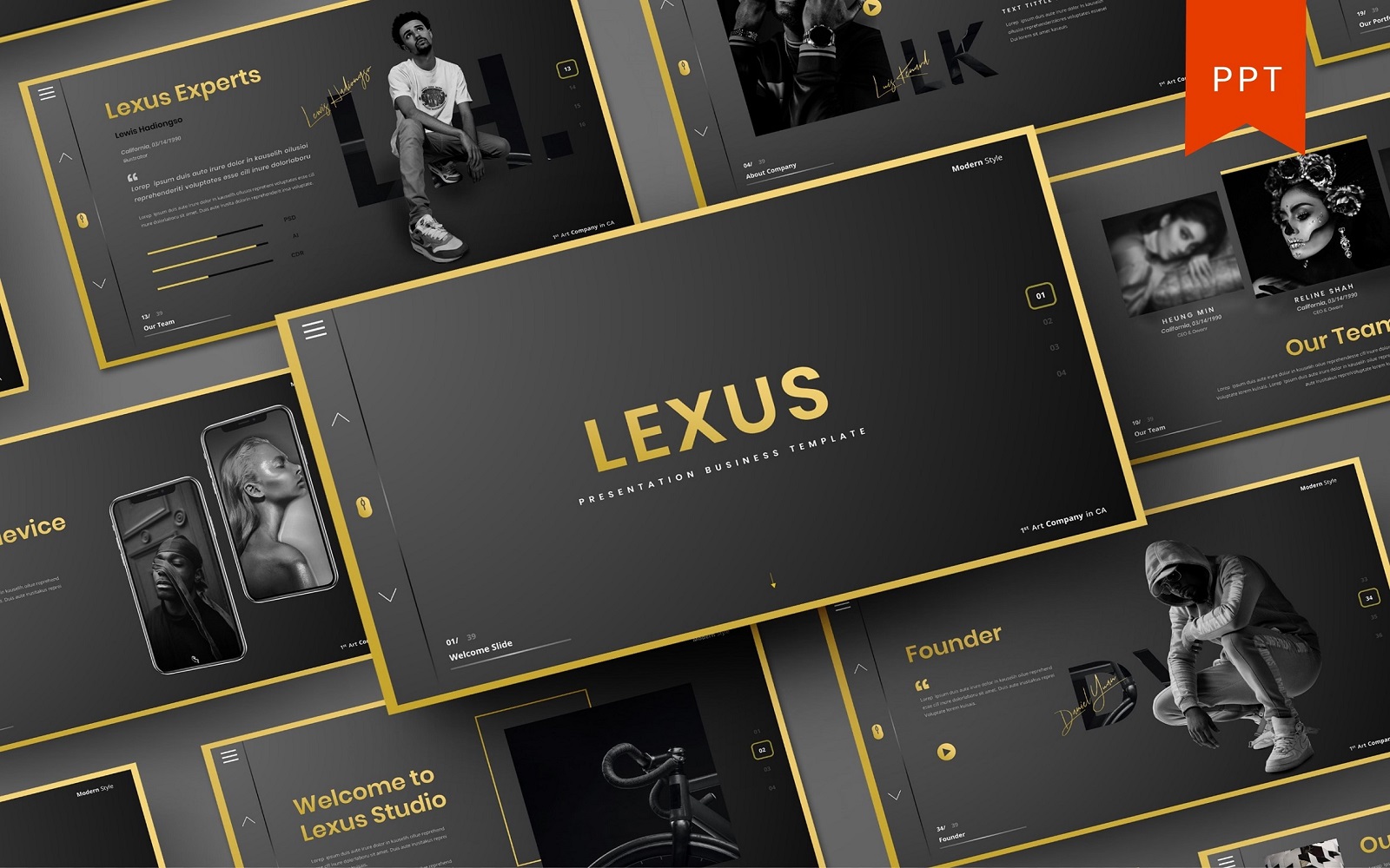 Lexus – Business PowerPoint Template