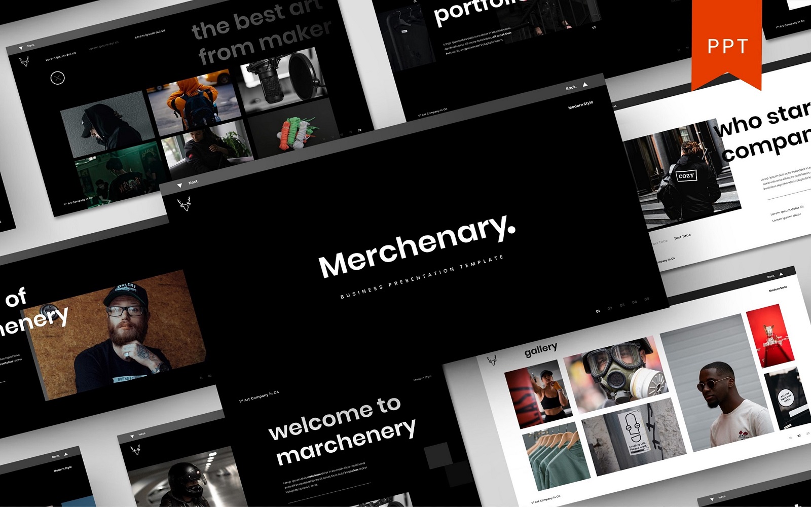 Merchenary – Business PowerPoint Template