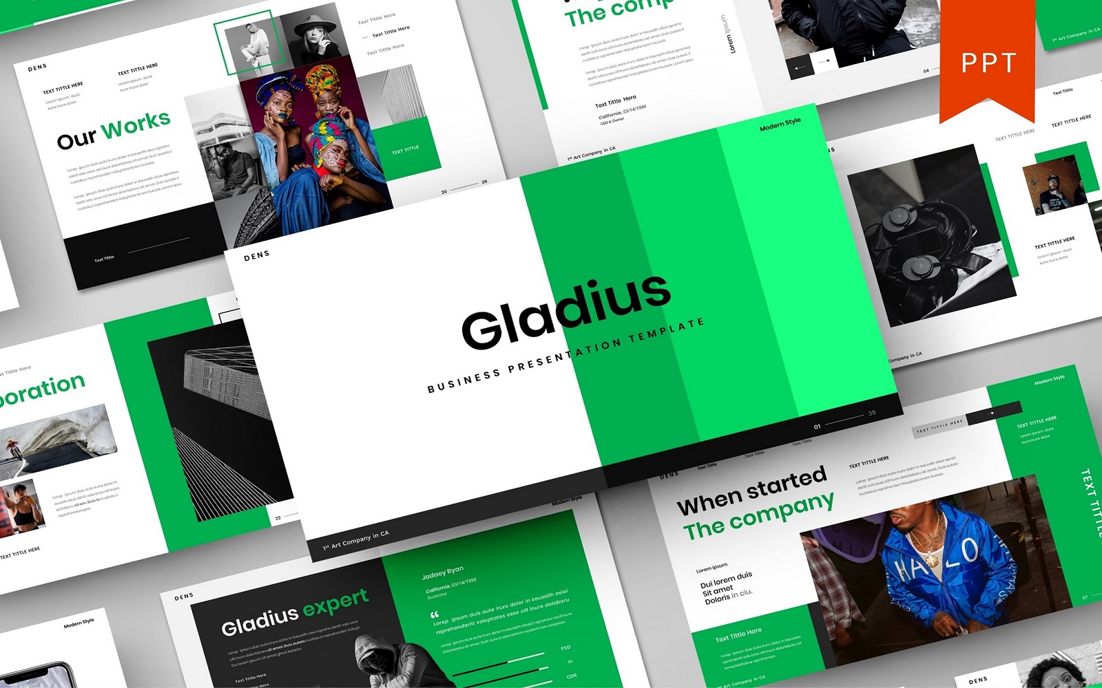 Gladius – Business PowerPoint Template*