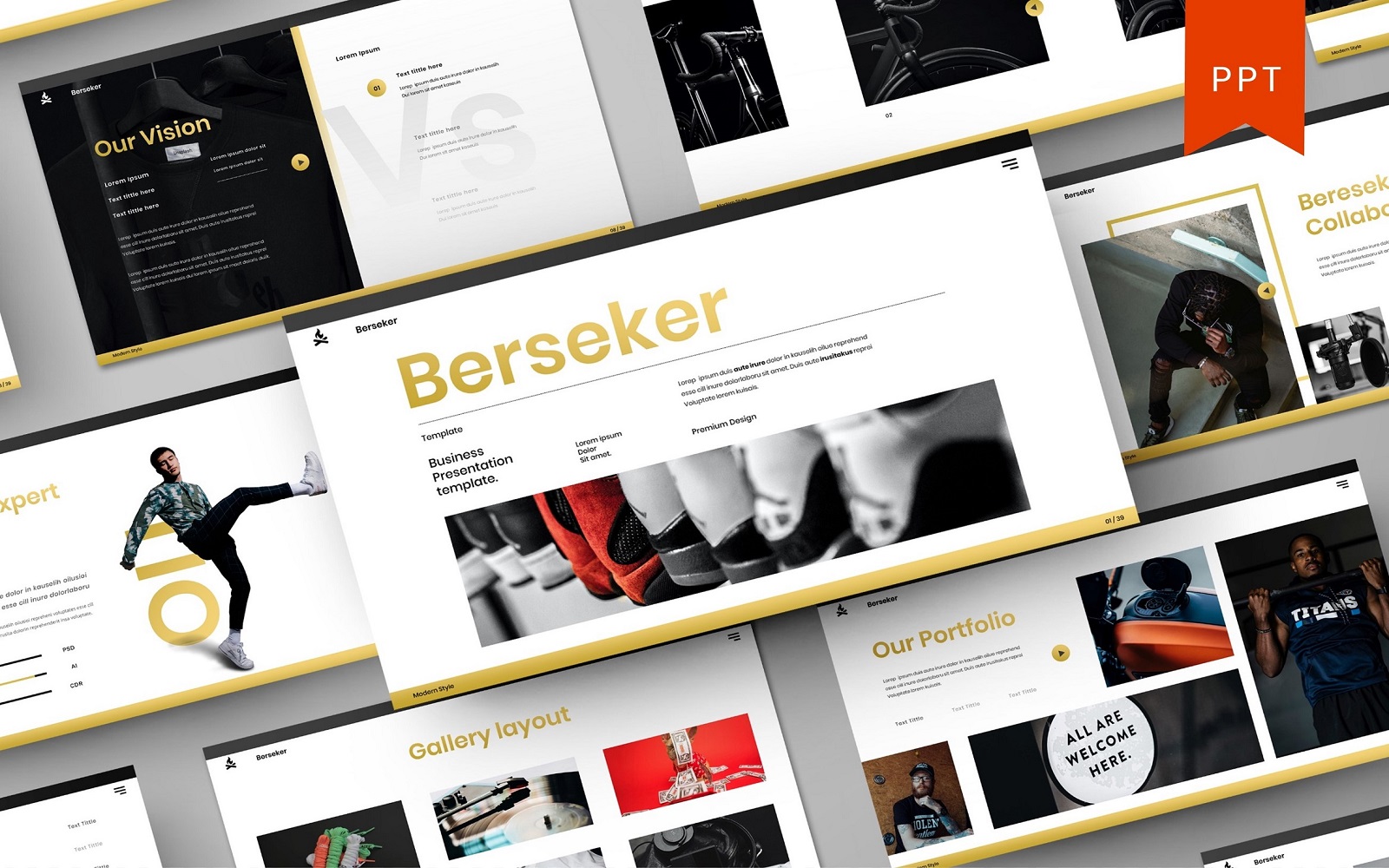 Berseker – Business PowerPoint Template