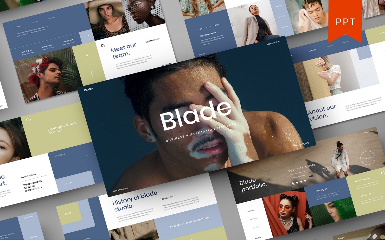 Blade - Business PowerPoint Template*