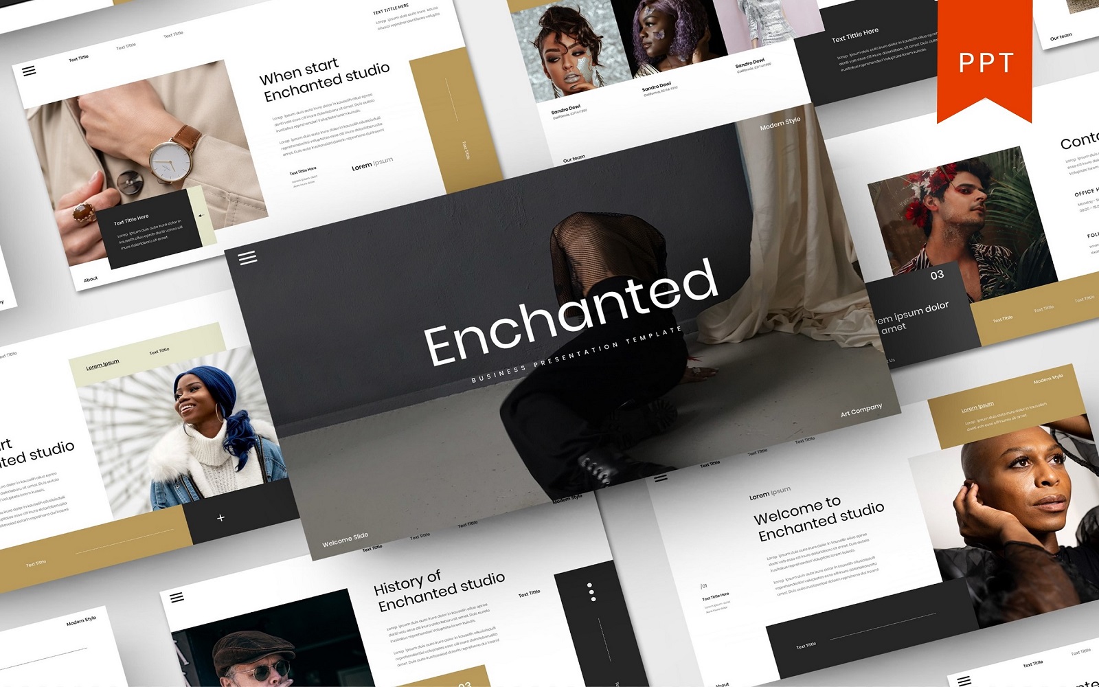Enchanted - Business PowerPoint Template