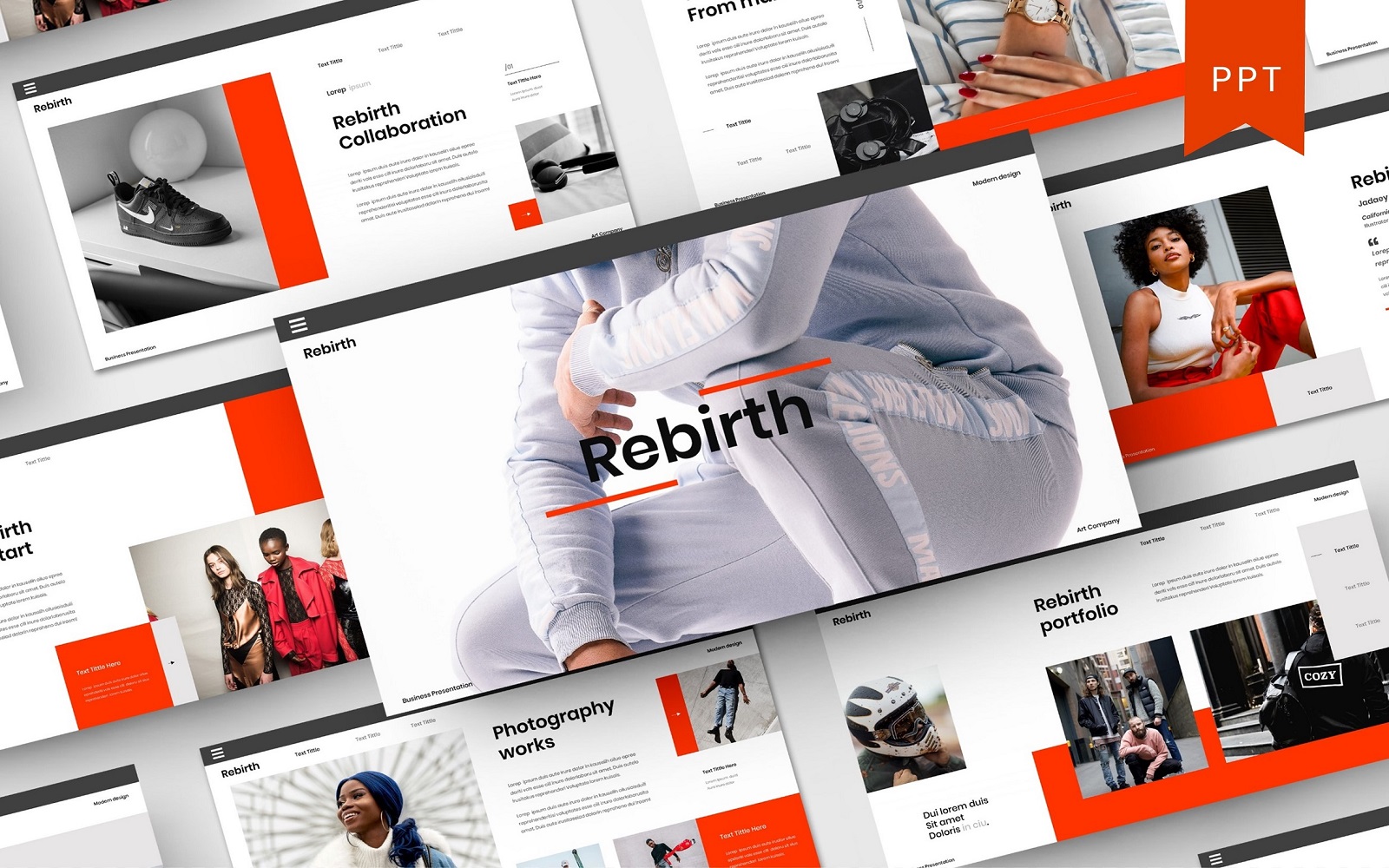 Rebirth - Business PowerPoint Template