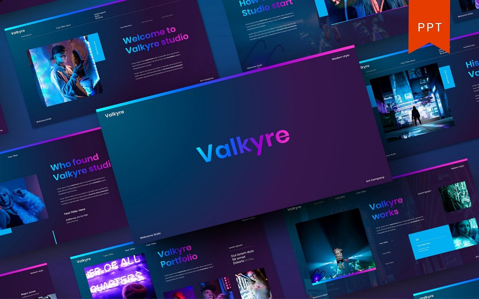 Valkyre – Business PowerPoint Template