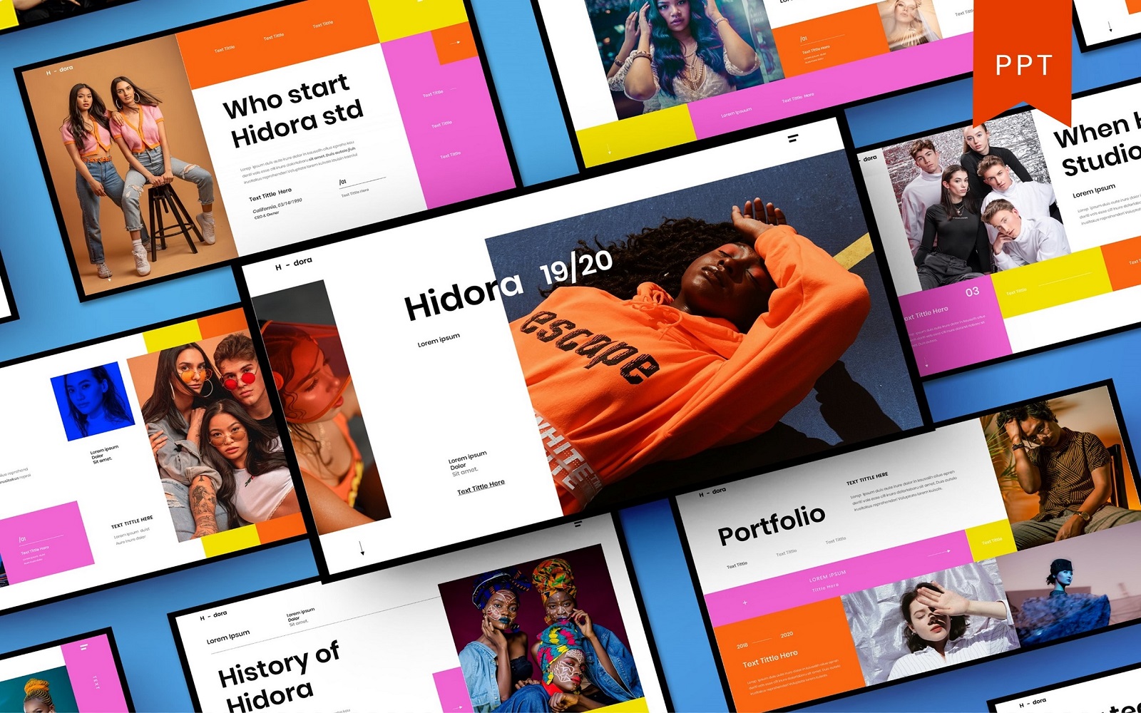 Hidora – Business PowerPoint Template