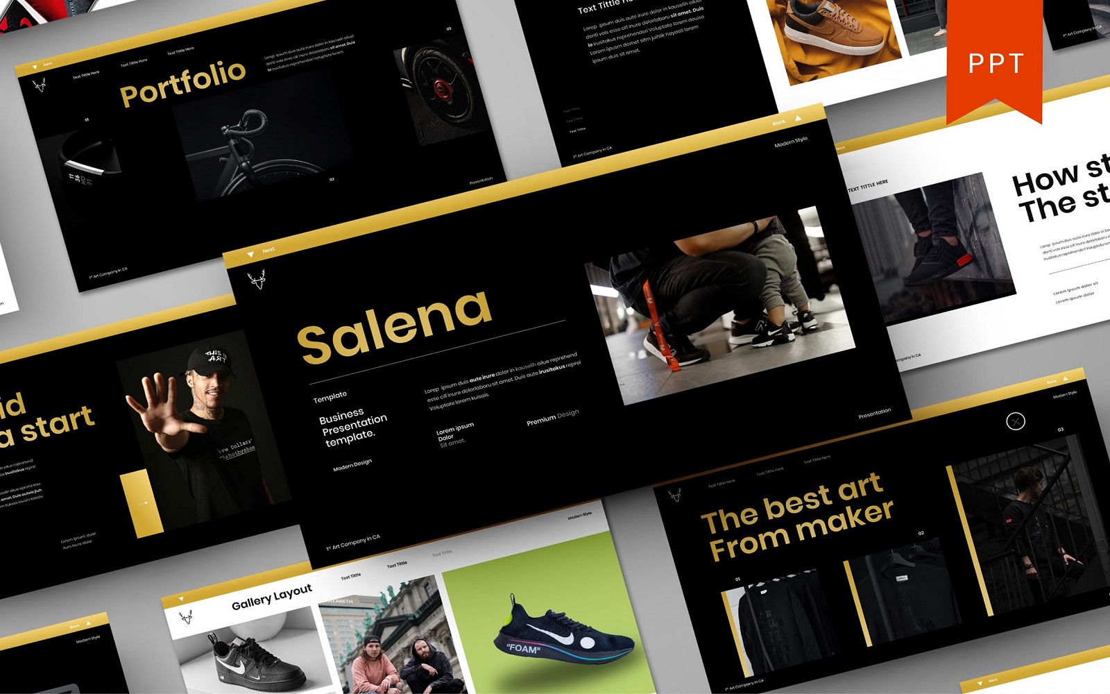 Salena – Business PowerPoint Template*