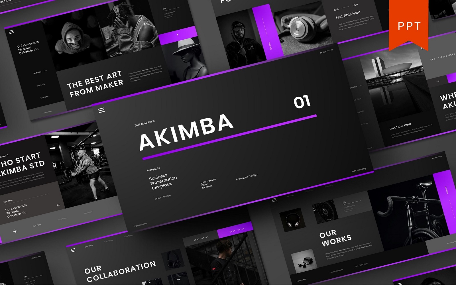 Akimba – Business PowerPoint Template