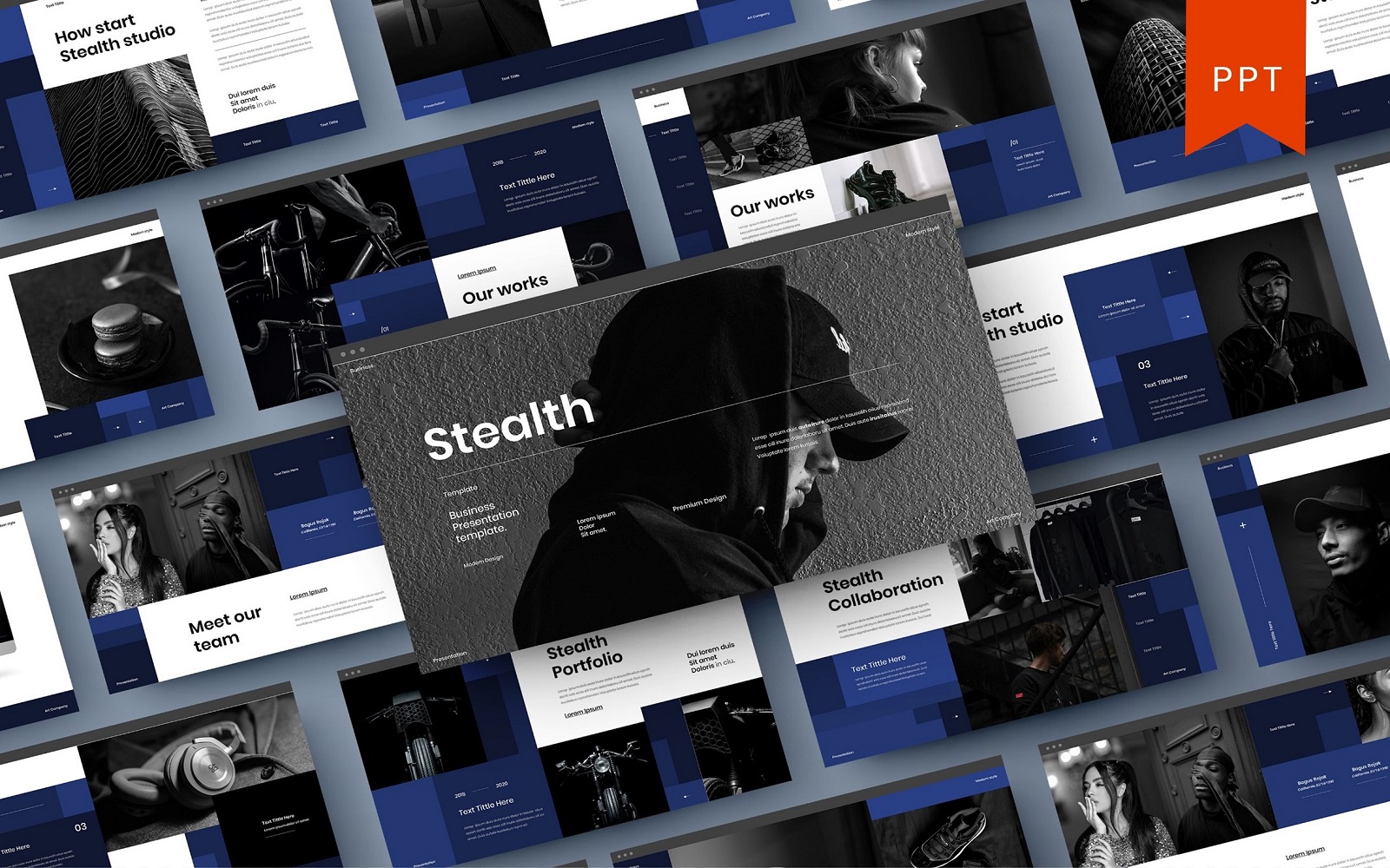 Stealth – Business PowerPoint Template