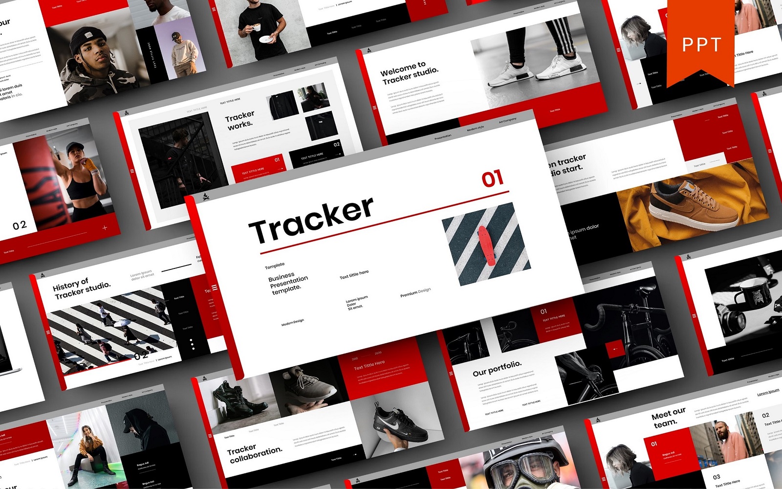 Tracker – Business PowerPoint Template