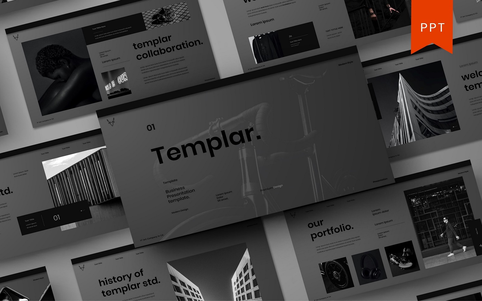 Templar – Business PowerPoint Template