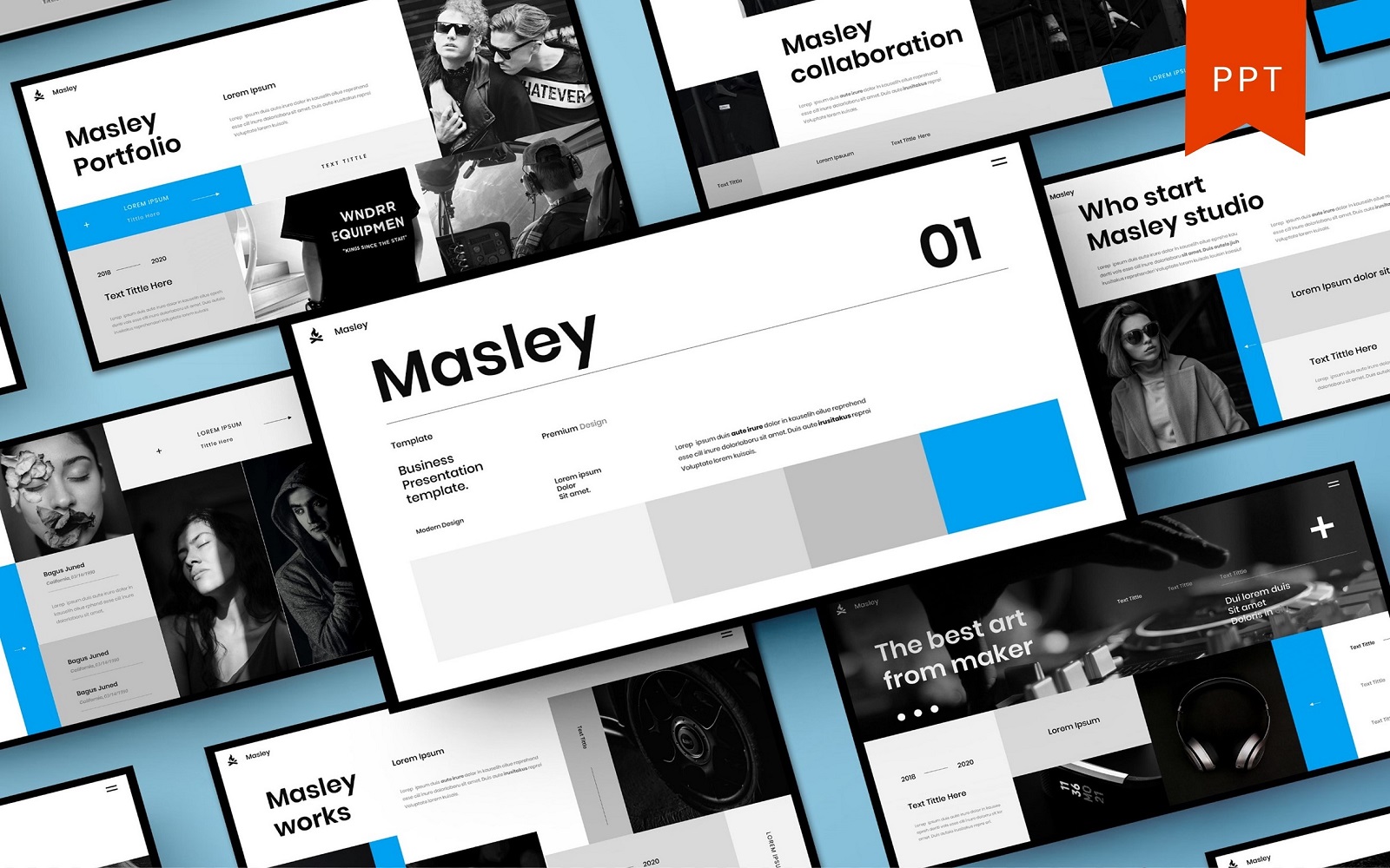 Masley – Business PowerPoint Template