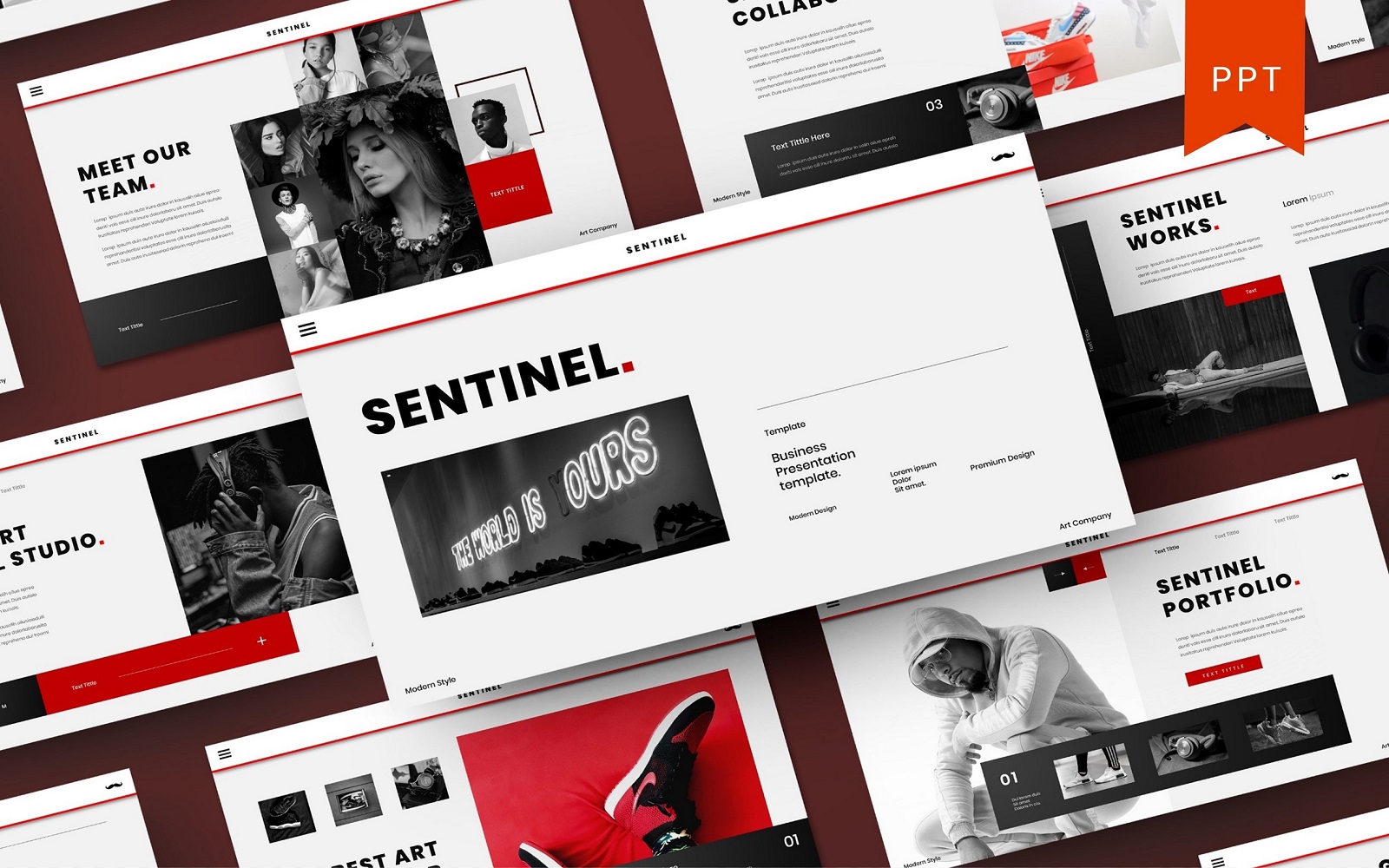 Sentinel – Business PowerPoint Template