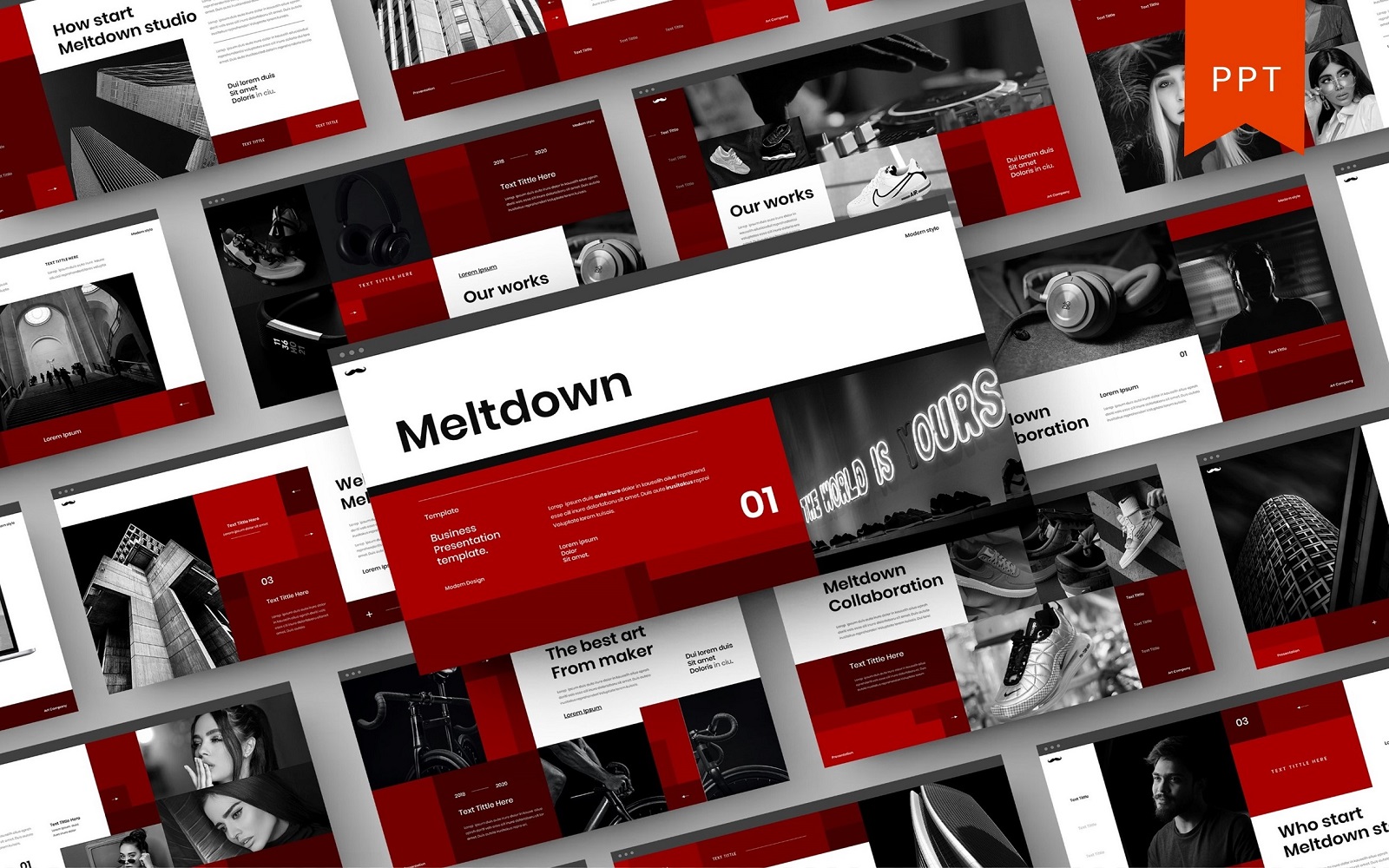 Meltdown – Business PowerPoint Template