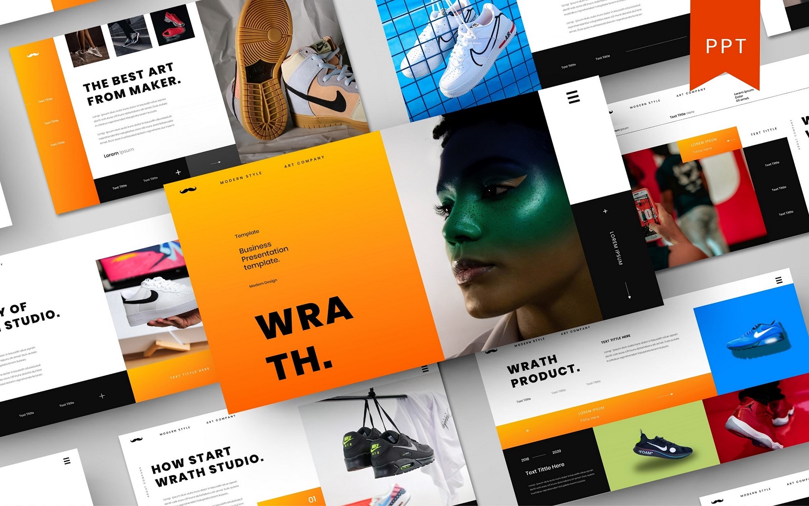Wrath – Business PowerPoint Template