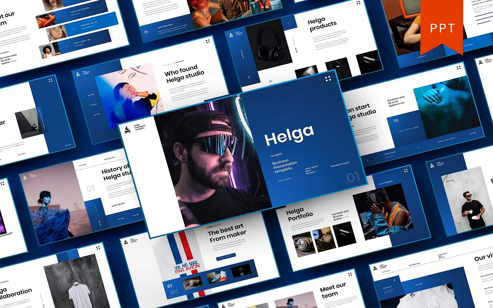 Helga – Business PowerPoint Template