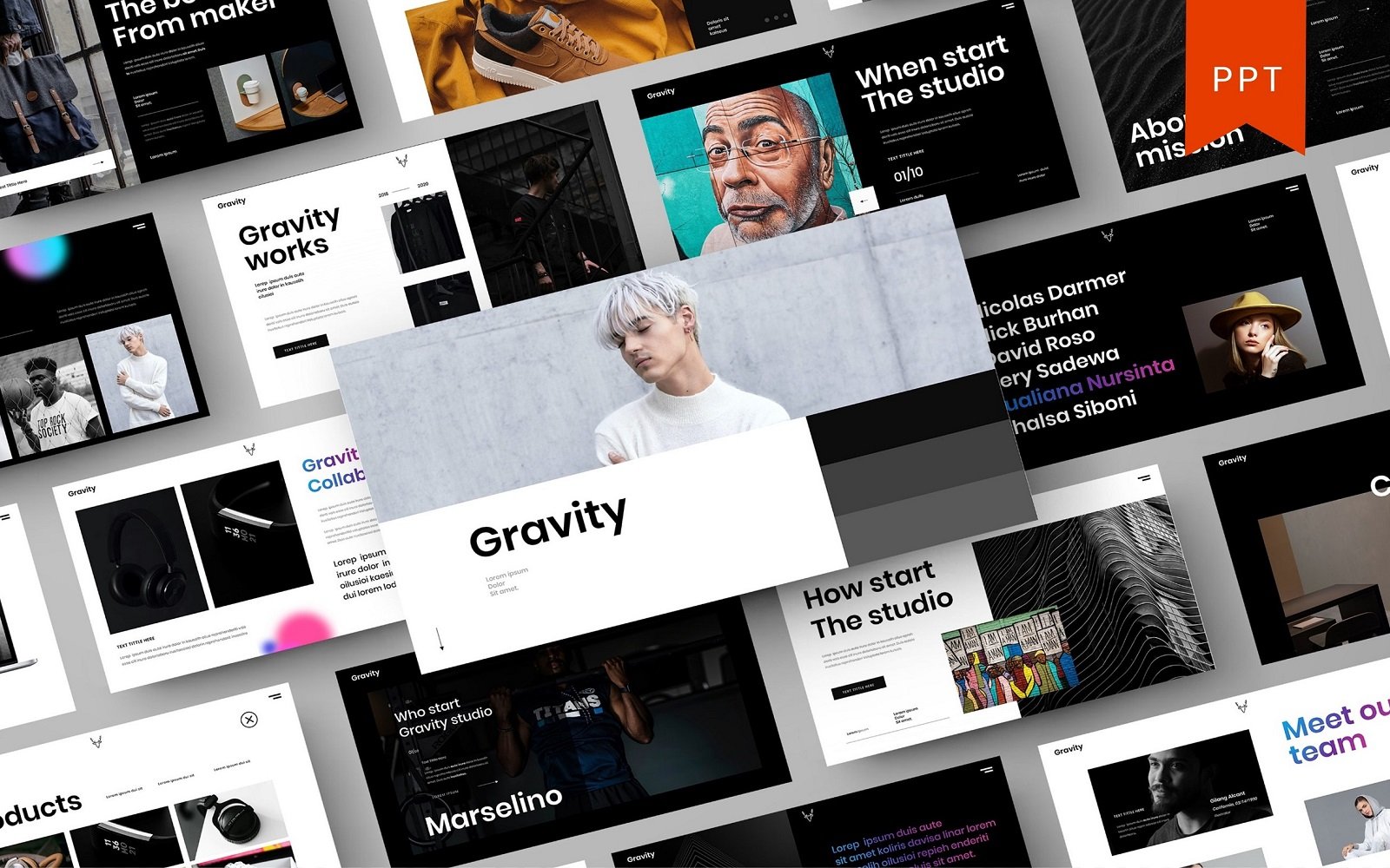 Gravity – Business PowerPoint Template