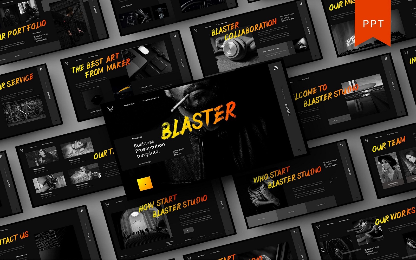 Blaster – Business PowerPoint Template