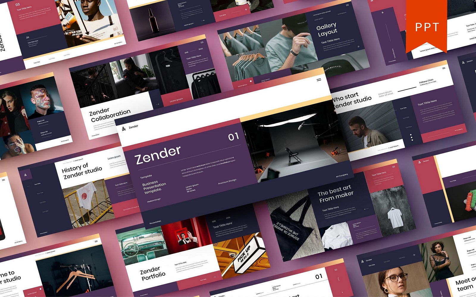 Zender – PowerPoint Template