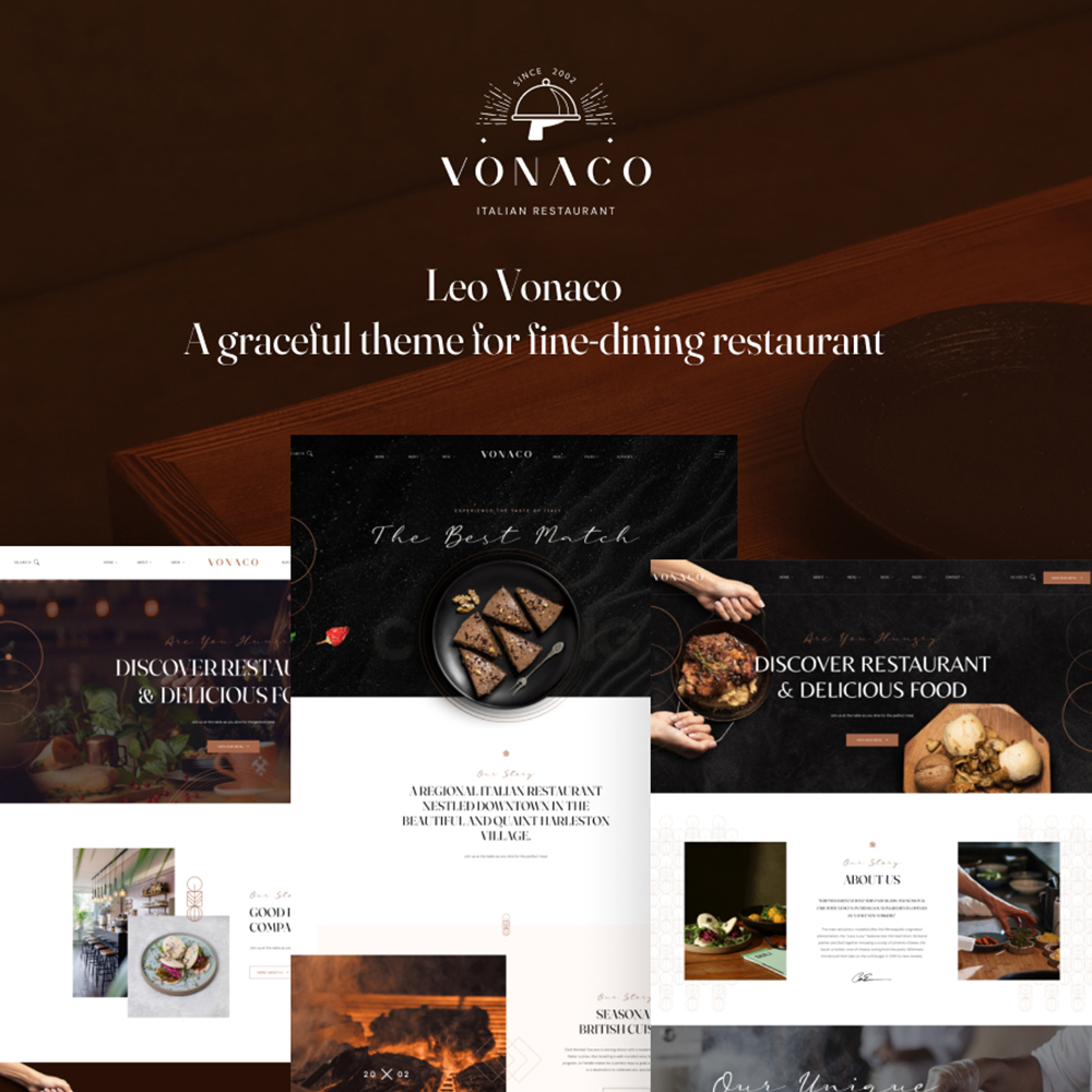 TM Vonaco - Fine-Dining And Nouvelle Cuisine PrestaShop Theme