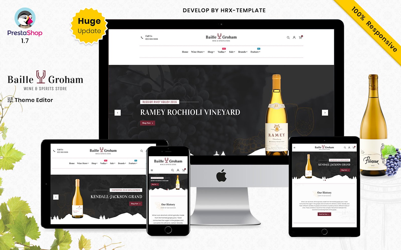 Baille Groham Wine - Vin Liquor–Alcohol Pretashop Responsive Theme Store