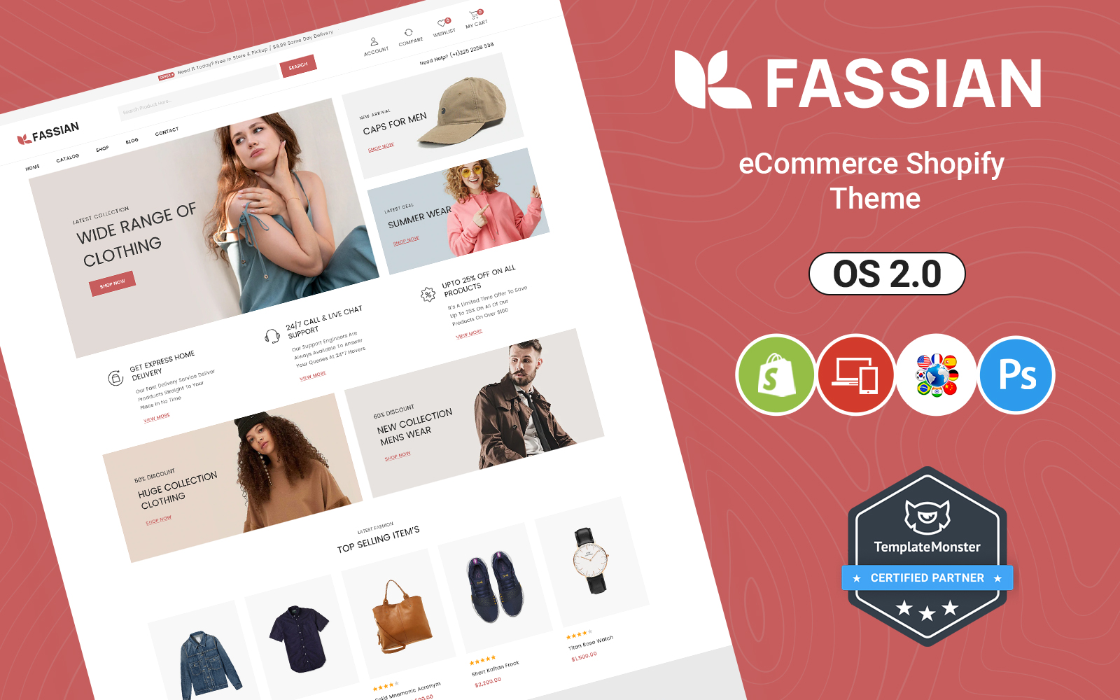 Fassian - Fashion Accessories Shopify Theme