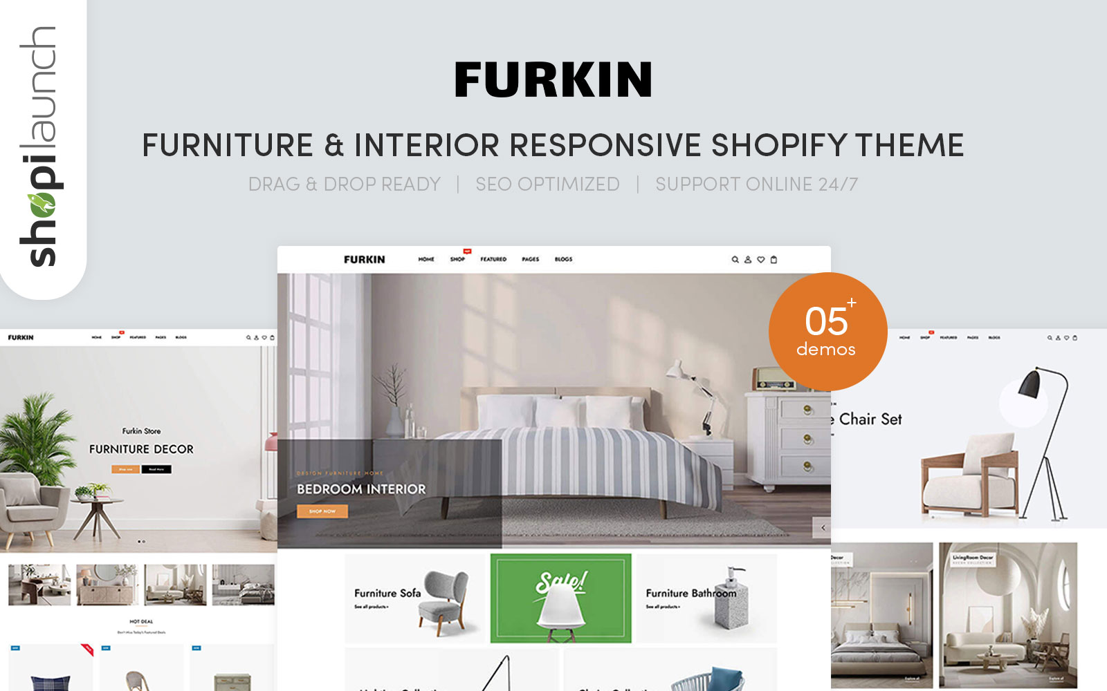 Furkin - Furniture & Interior Responsive Shopify Theme