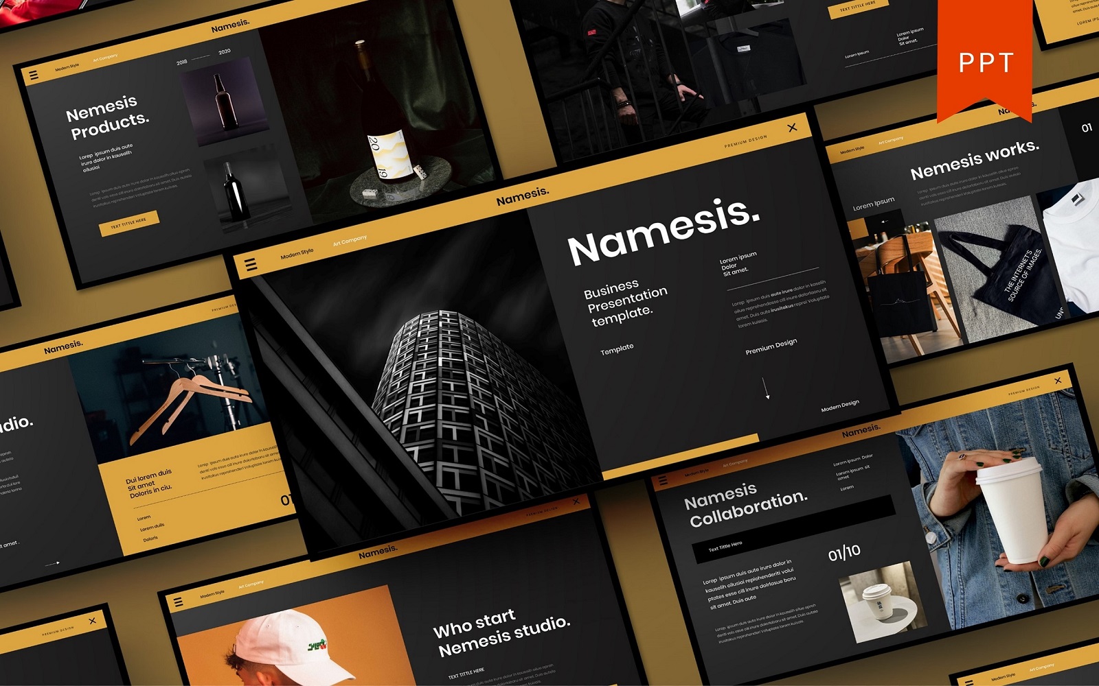 Nemesis – Business PowerPoint Template