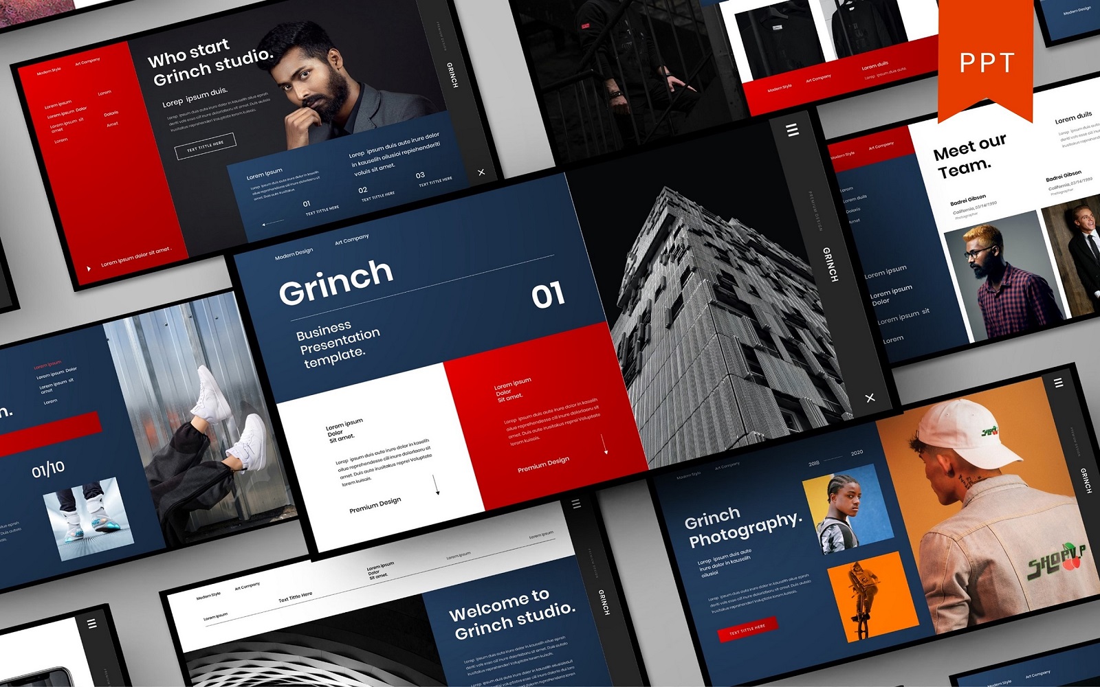 Grinch –  PowerPoint Template