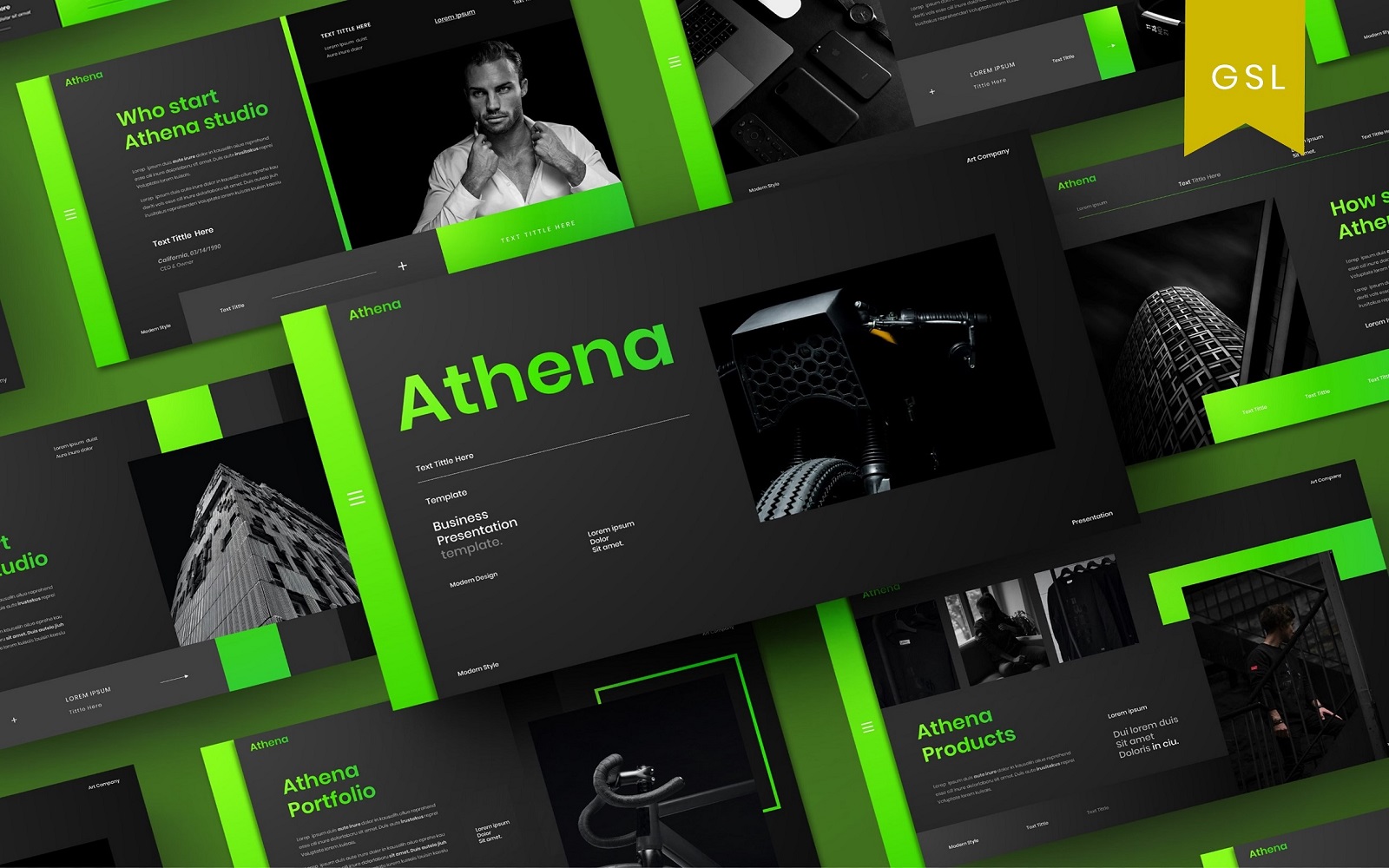 Athena – Business PowerPoint Template