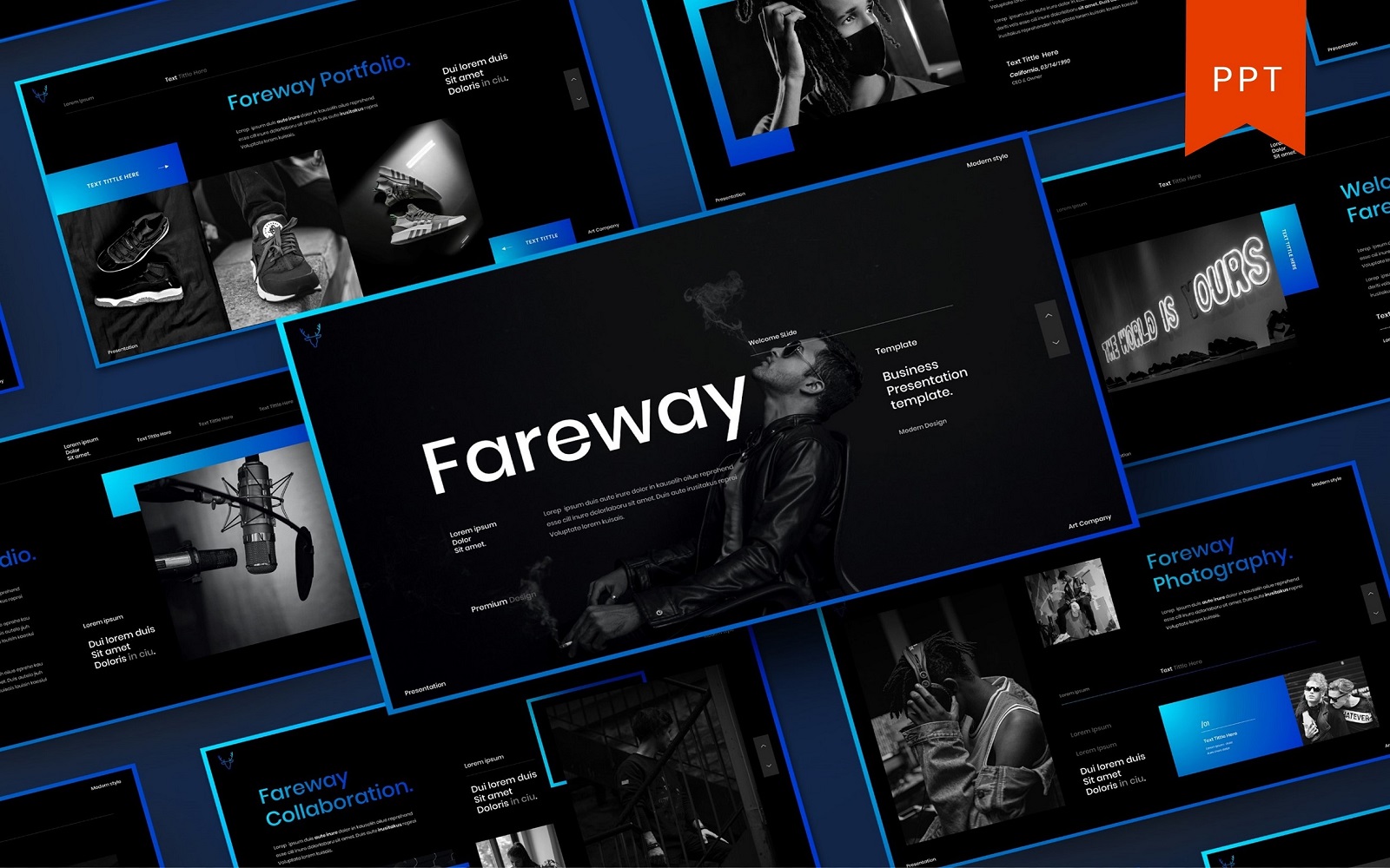 Fareway – Business PowerPoint Template
