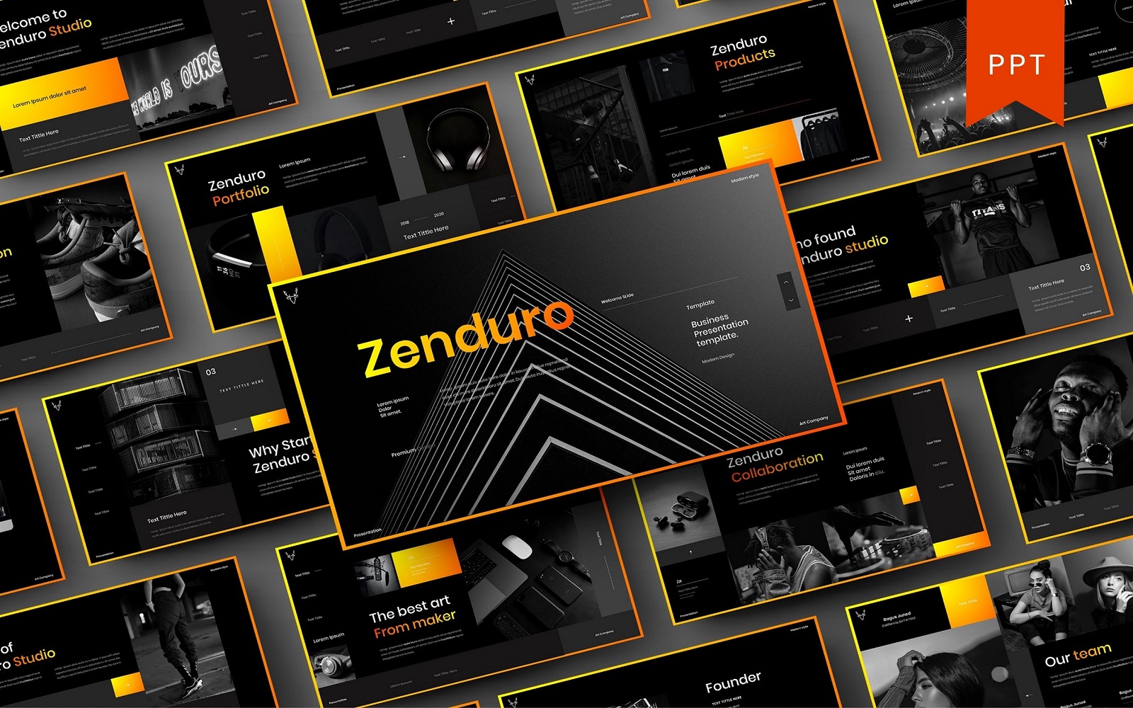 Zenduro – Business PowerPoint Template