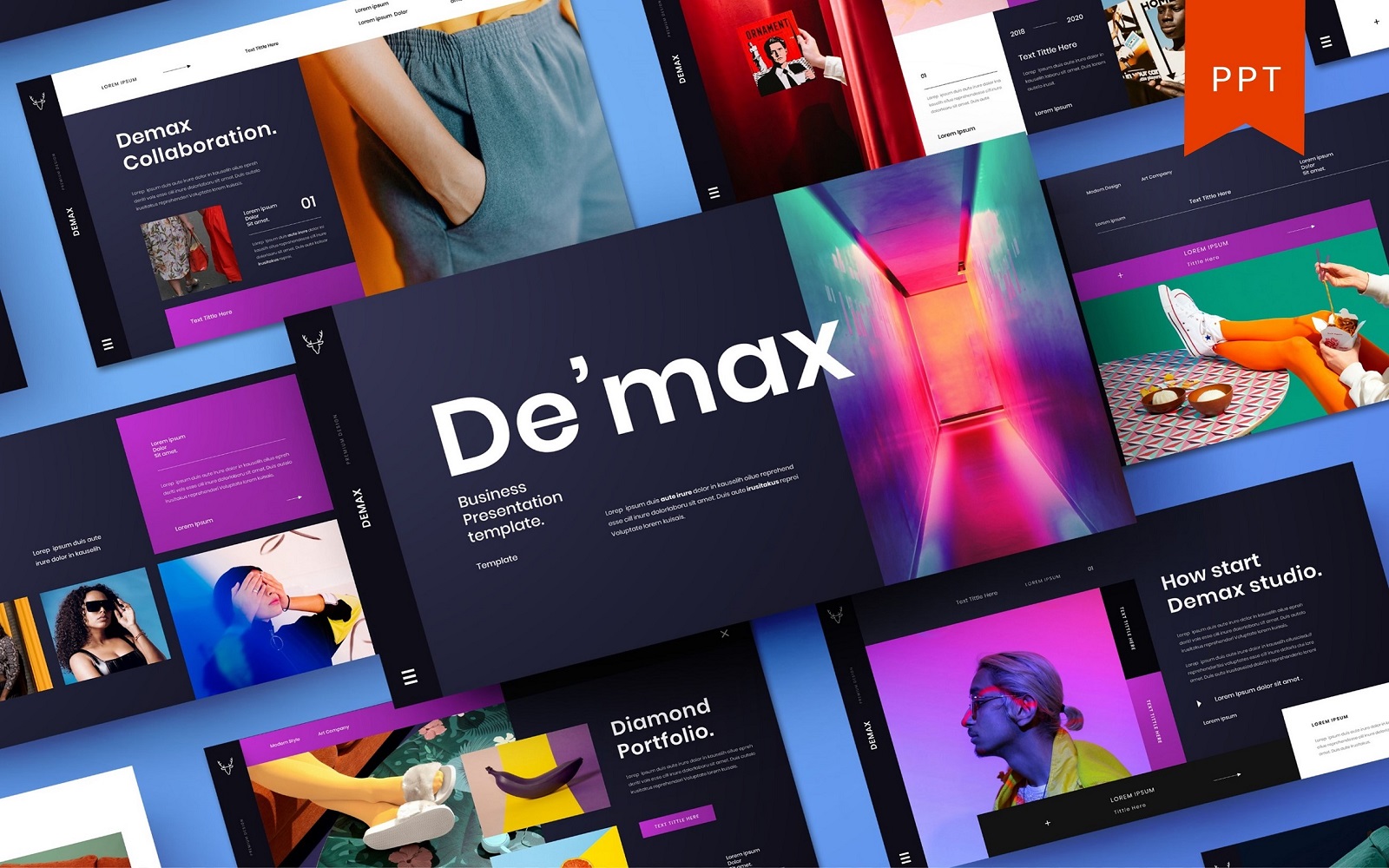 Demax – Business PowerPoint Template