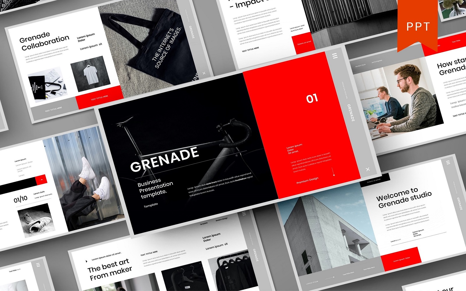 Grenade – Business PowerPoint Template