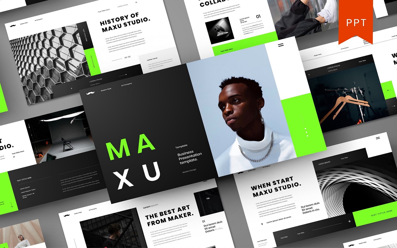 Maxu – Business PowerPoint Template