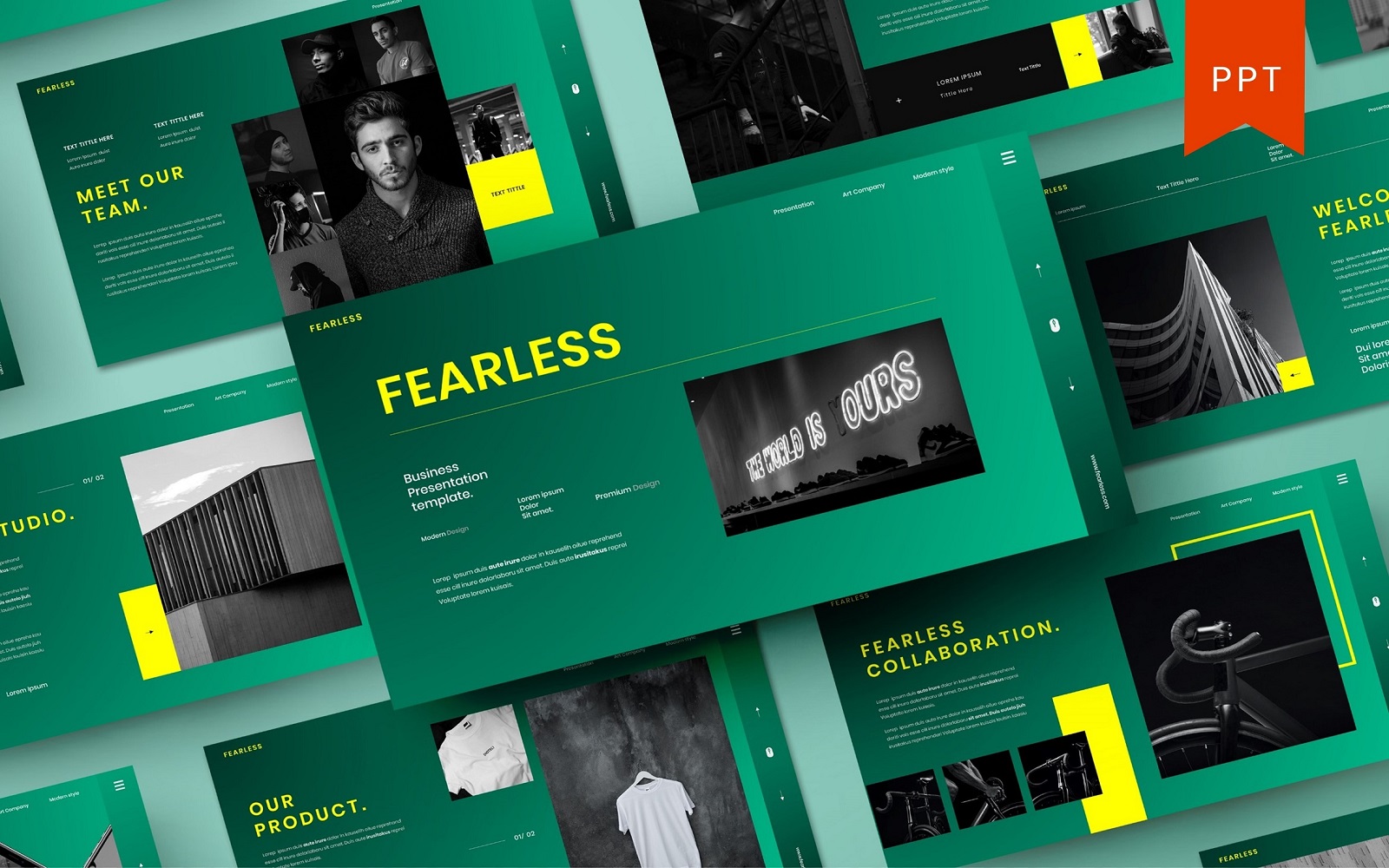 Fearless – Business PowerPoint Template